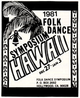 Hawaii Folk Dance Symposium ad