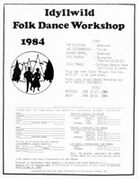 Idyllwild Folk Dance Workshop