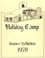 Holiday Camp Syllabus 1978